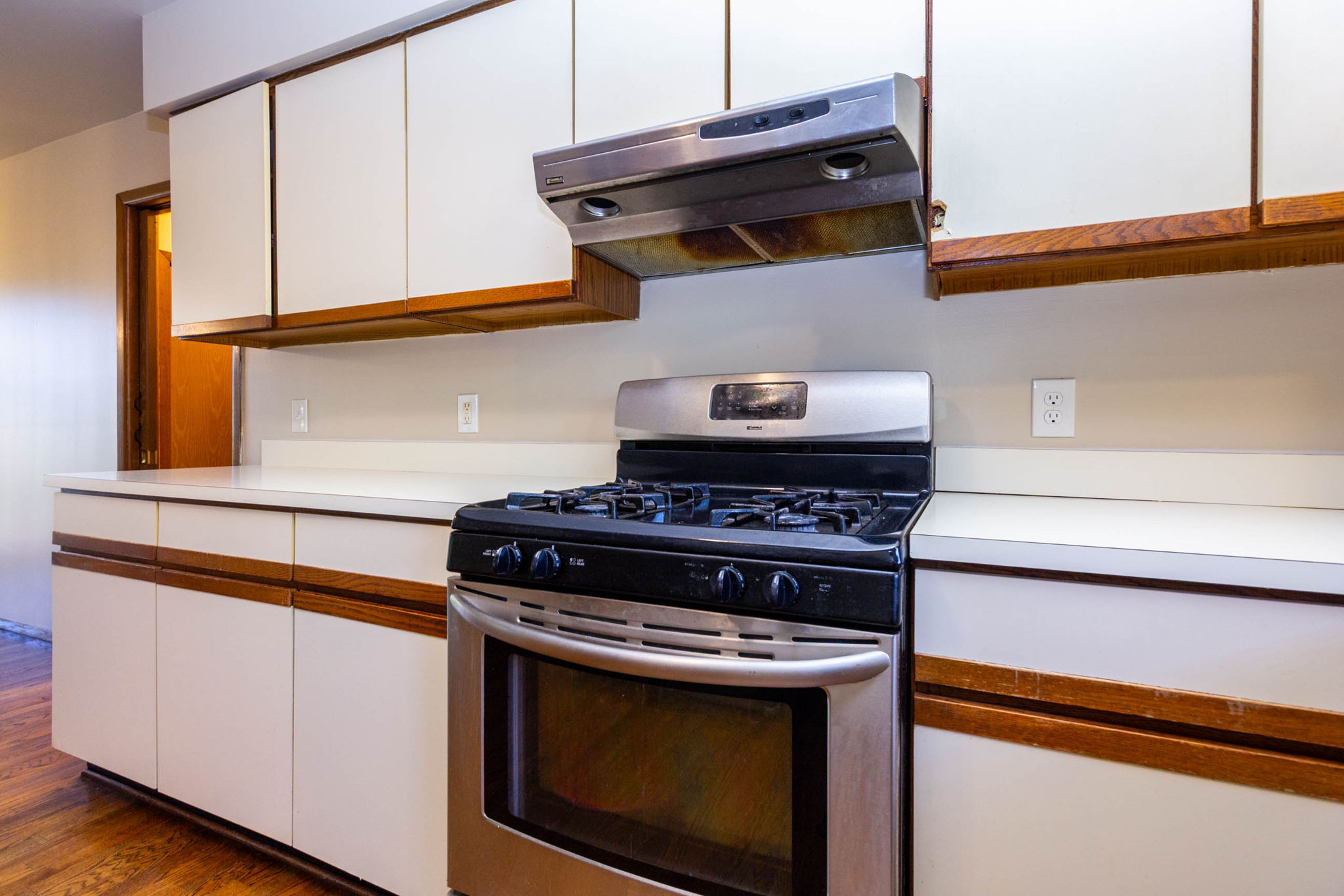 Kitchen stove, close view