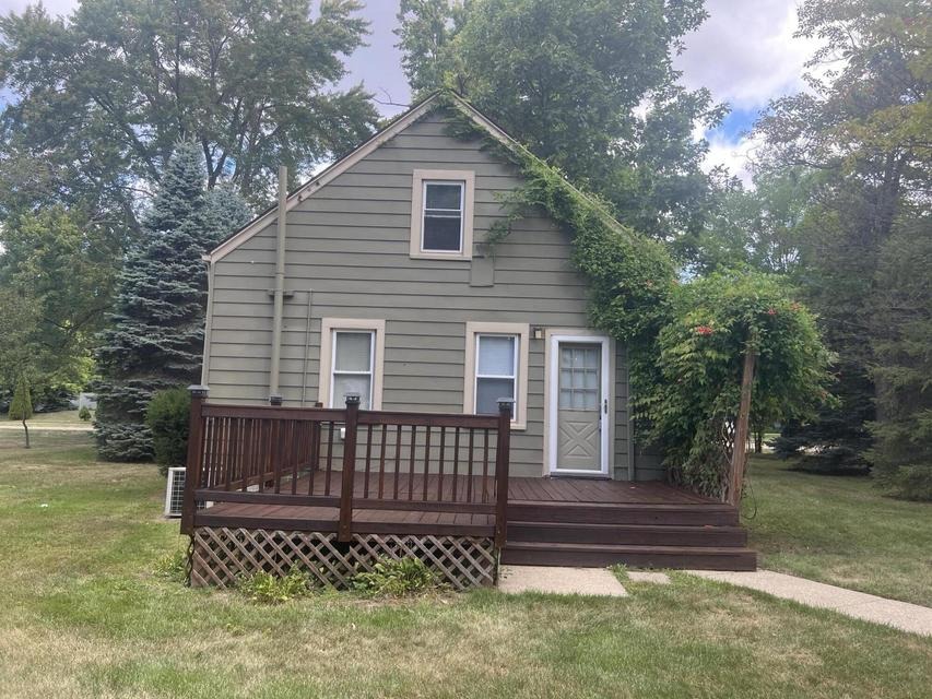Rear deck and side of the home